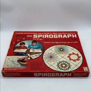 Vintage Kenner’s Spirograph Drawing Set No. 401 Artwork